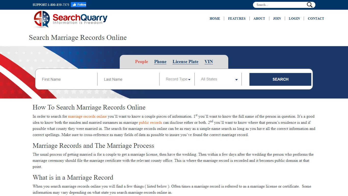Search Marriage Records Online With a First and Last Name - SearchQuarry